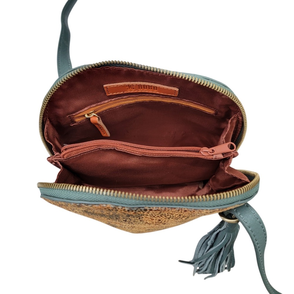 HOBO INTERNATIONAL Nash Small Crossbody Eternal Garden Tassel Bag Purse Boho - Picture 9 of 14